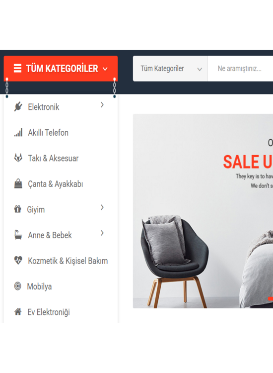 Otomotiv Yedek Parça Hazır Web Sitesi Paketi